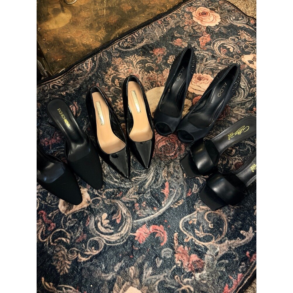 Bundle of Women's Black Heels  - Fashion Nova, Aldo, Giani Bernini